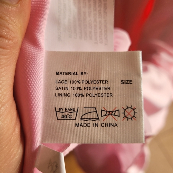 Le Gala Tony Bowls pink Halter Ball Gown size 6 - Picture 9 of 10